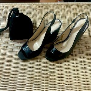 Jessica Simpson wedge heels and purse!